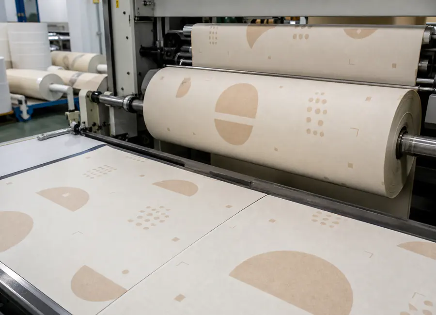 custom printed baking paper product and specification detail