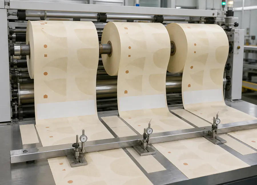 custom printed baking paper controlled sample comparison