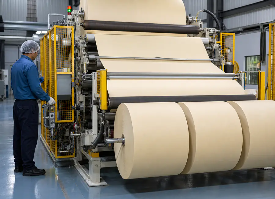 Food-contact paper converting packing and application context