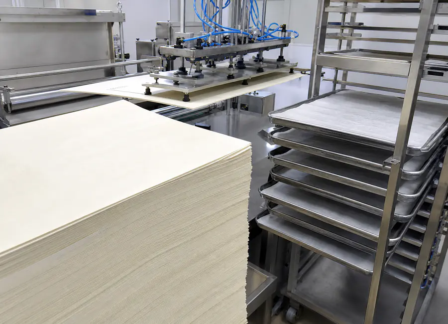 parchment paper for bakeries wholesale production or commercial application context