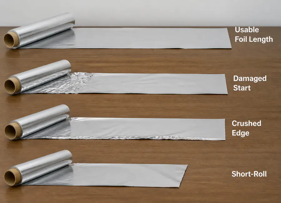 Same-spec household aluminum foil wholesale comparison