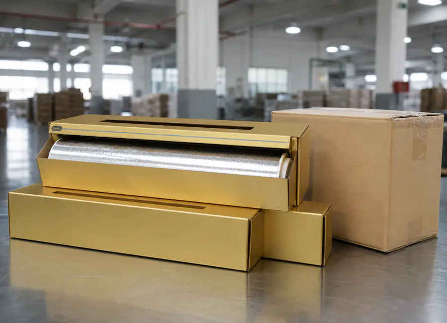 private label aluminum foil rolls production approval context