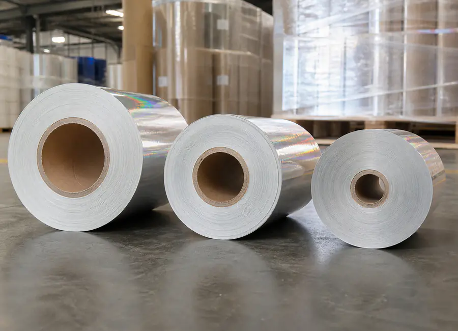 Same-spec candy wrapper roll stock comparison