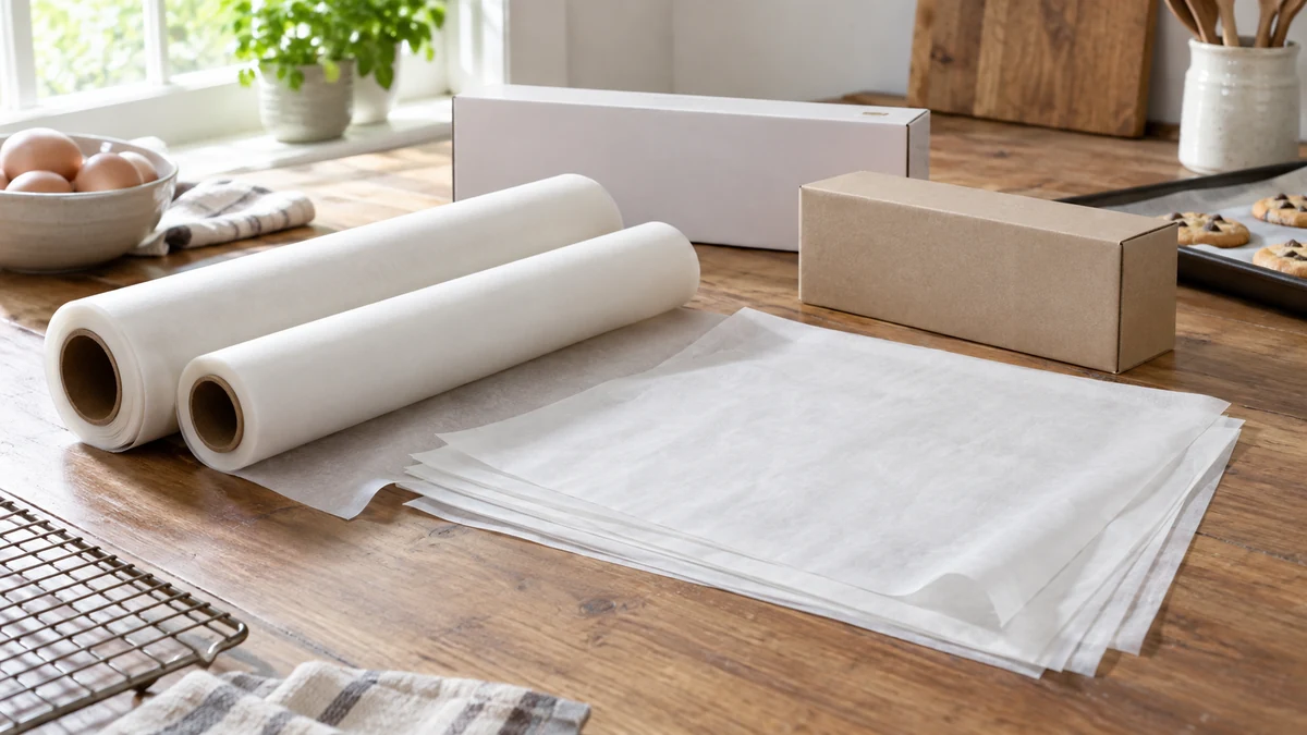 parchment paper white label