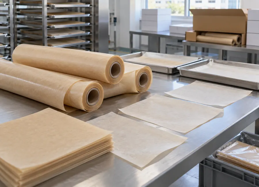 baking paper rolls and cut sheets — qc packing