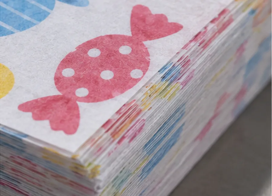 printed candy twist-wrapper paper product detail illustrative detail