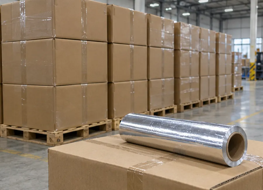 household aluminum foil roll factory application illustrative detail