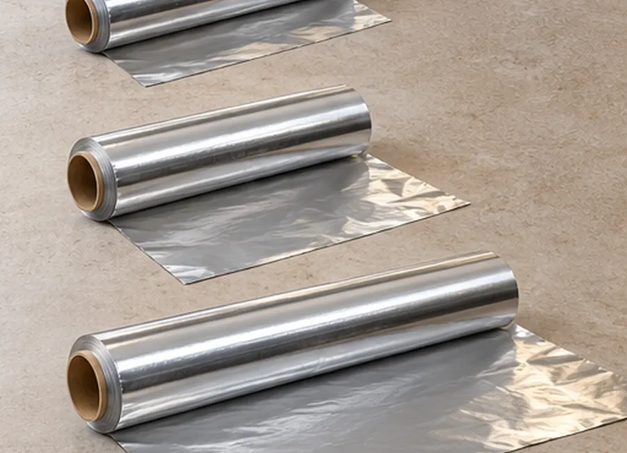 household aluminum foil roll sample comparison illustrative detail